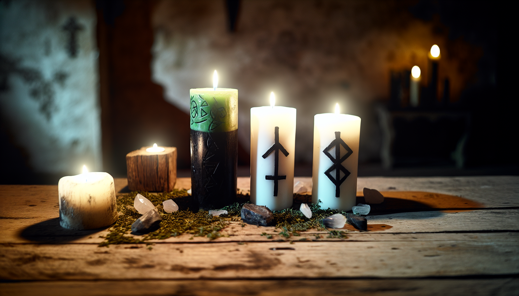 盧恩符文蠟燭儀式：結合魔法能量助力戒除壞習慣