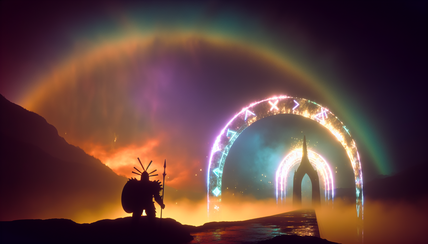 北歐神話中的海姆達爾：彩虹橋守護者與盧恩符文的深層連結